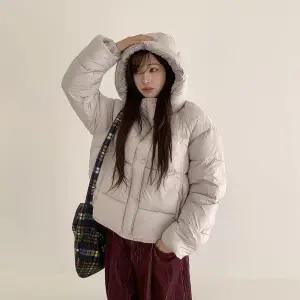 [다잇템]여성 후디 패딩 빅사이즈 웰론 클래식 점퍼