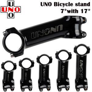 UNO 블랙 스템 자전거 초경량 7 17 35도 MTB 도로 포크 28.6 31.8mm 60/70/80/90/100/110/120/130mm 킹 Kal