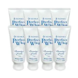 센카 퍼펙트휩 화이트클레이 딥클렌징폼 폼클렌징 120ml 8개