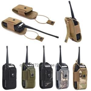 서바이벌 워키 토키 가방 라디오 케이스 인터콤 듀티 벨트 홀스터 용 범용 파우치 사냥 캠핑 모험