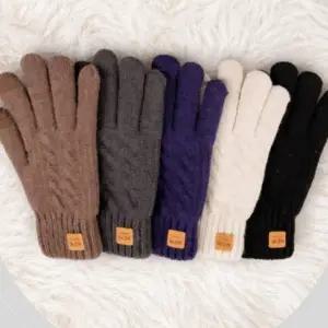 융털 발열장갑 니트 겨울 장갑 터치 스마트폰 휴대폰 겨울장갑