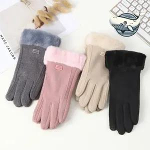 겨울 스마트폰 터치 방한털장갑 귀여운 디자인 여자 여성 중년 겨울 털 아줌마 터치 장갑