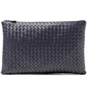 [보테가베네타]인트레치아토 레더 클러치 네이비 30481239
