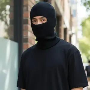 ( )겨울 방한 니트 복면 바라클라바 (블랙) 안면마스크 비니 방한모