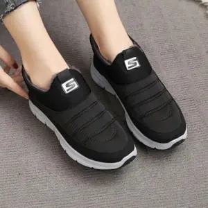 여성부츠 없는 패딩슬립온 겨울 기모 유행 기모부츠 포근한 2컬러 여성