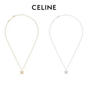 트리옹프 라인스톤 목걸이 골드 피니시 브라스 크리스탈 460GB6BZI.35OR