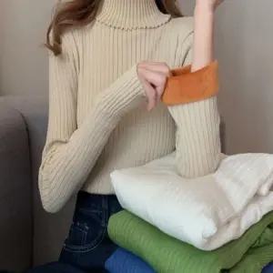 목티 겨울 폴라티 골지 목폴라 이너티 무지 기본티 긴팔티 티셔츠 스판