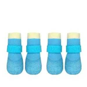 밑창 개 방수 통기성 미끄럼 미끄러짐 니트 방지 강아지 내마모성 레인부츠