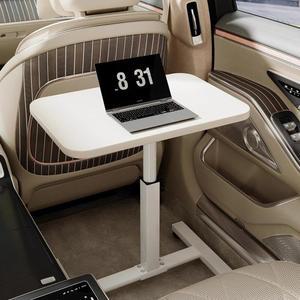 차량용간이식탁 접이식자동차테이블 노트북 아이보리 보드 태블릿 40x28 흰색 폴딩 테이블