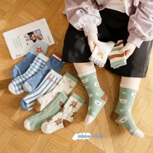 러블리 캐릭터 5종세트 아동양말 여아 남아 초등학생 키즈 어린이집 신학기 주니어 면 발목양말