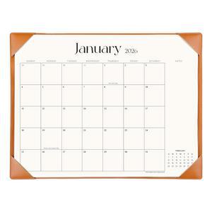 2026년 1월부터 12월까지 데스크탑 매트, 카 대형 책상 패드 캘린더 21인치 x 16-1/2인치, 가정용 학교 및 사무실용 데스크 블로터 를 포함한 간소화된