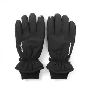 ( )남성 장갑 논슬립 스마트폰 터치 방한 블랙 보드 겨울 스포츠 야외용 l