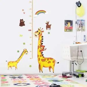 [에이치플러스몰]시트지 성장 기록 키재기 동물친구들