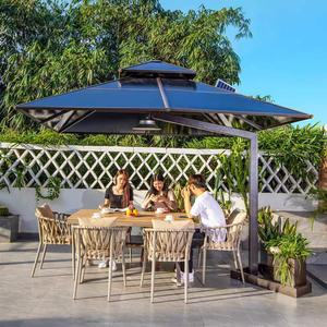 태양광 파고라 야외 정자 높이 조립식오두막 오두막