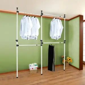 고품질 WFFK01Y 인테리어행거 옷걸이 고정식 4단수납행거 수납행거 (WFKDJM8)