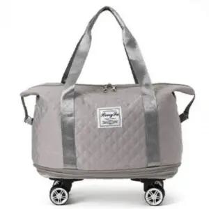 여행용 파우치 트롤리 바퀴탈착식 단 폴딩 여행 가방 백 캐리어 접이식 (WFKE3WG)