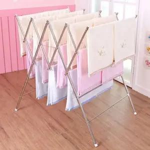고품질 실내건조대 7단 접이식 W형건조대 W형실내건조대 Y형건조대 (WFKDJ2O)