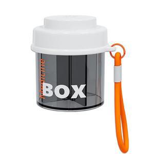 알약 디스펜서 여행용 혼합 방지  넓은 개구부 디자인을 갖춘 휴대용 보충제 정리 병