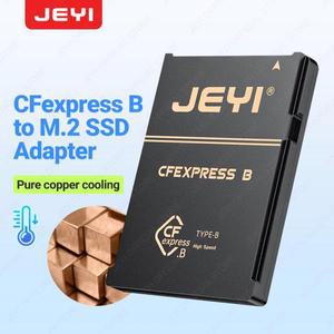 JEYI 2230 M.2 NVMe SSD CFE 타입 B 순수 구리 어댑터, 확장 메모리 CFexpress 카드, 니콘 Z6, 캐논 R3, R5