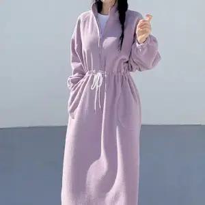 H스타일 PS)후리스카멜원피스 겨울 여성 후리스 원피스 OPS 빅사이즈