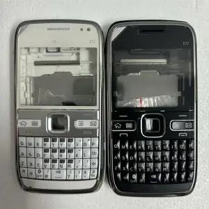 Nokia E72용 휴대폰 핸드폰 하우징 커버  영어 키패드 전체 세트