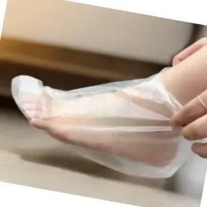 발커버 일회용 100P 발비닐 뒷꿈치 보호용 발싸개 방수 풋비닐 뒷꿈치