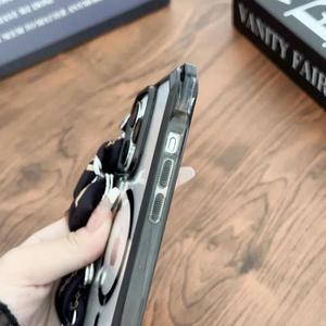 삼성 갤럭시 S25 S24 울트라 S23 플러스용 마그네틱 스트랩 케이스 맥세이프 크로스바디 랜야드 목걸이 로