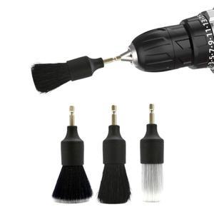 자동차 디테일링용 드릴 브러시 세트 부착 키트 - 내부 및 외부 청소 전기 호환 가능