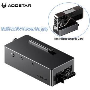 AOOSTAR AG02/AG01 EGPU 도크 (OCulink/USB4 포트 포함) - 노트북용 PCIe 4.0 x4 고속 외장 그래픽 카드 (