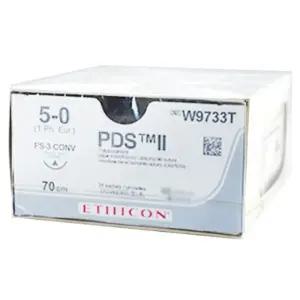 DSI 에치콘 PDSII 봉합사 CUT W9733T 16MM 70CM 24개 5 0 3 8