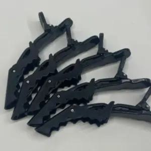 머리집게삔 헤어 검정(5P) 미용실집게핀 헤어집게핀 집게핀 악어핀