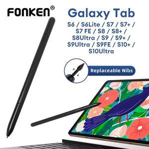 삼성 갤럭시 탭 S8 S7 FE S6 라이트 S9 S9FE S10플러스 S10U 스크린 터치 드로잉 펜 압력 감지 스타일러스
