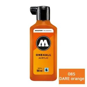 모로토우 원포올 마카 리필 180ml (085 DARE orange)펜 에어브러시잉크 스탬프 다용도 워포올 올잉크 미술