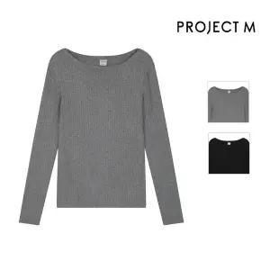 [프로젝트엠](김해점)여성 보트넥 티셔츠 EPF4TR2504