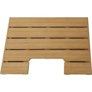 디럭스 오크무늬 발판 중 홈 62x42cm 삼정크린마스터욕실 나무판 우드 주방 용품 변기 변기용