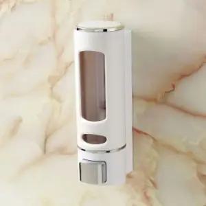 플러스 벽걸이 물비누 디스펜서 1구(400ml) (화이트) 샴푸디스펜서