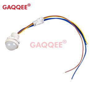 Gaqqee DC 12V PIR 모션 센서 라이트 스위치 시간 지연 적외선 인체 감지기 자동 제어