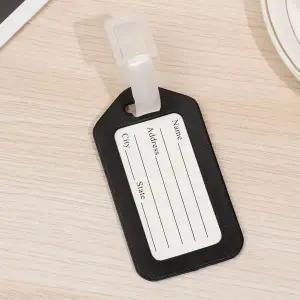 해외여행준비물 여행용 캐리어 네임택 블랙