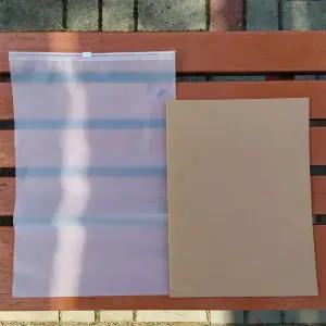 여행지퍼비닐포켓백 여행용 지퍼백 파우치 24x35cm