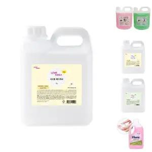 러브맘 거품비누핸드워시 레몬향 4L/손세정제/대용량/핸드/워시/버블/거품/비누/리필/손비누/물비누/폼솝