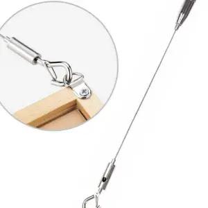 전시와이어 그림 전시용 길이조절 박아서고정 피스액자걸이