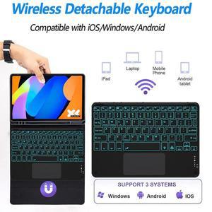 레노버 탭 M11 케이스, 2024/2025 샤오신 패드 블루투스 키보드 커버, 아이디어탭 스마트 스탠드