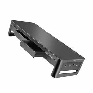 서랍형 모니터 받침대 스탠드 선반 USB 컴퓨터