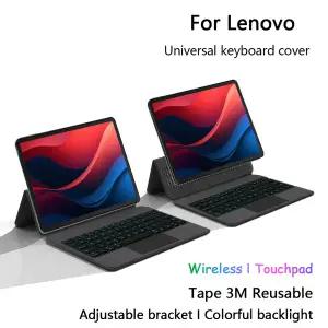 레노버 샤오신 패드용 범용 키보드 2024 탭 M11 태블릿 커버 탭 P11 프로용 11.5 인치 J606F 터치패드 백라