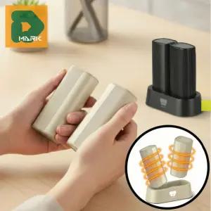 겨울 전기손난로 낚시 듀얼 캠핑 충전식손난로 휴대용 미니 출퇴근 보조배터리 분리형 양손 등산 핫팩 겸용