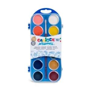 까리오까 고체 수채화물감 12색 미술용품 / 30mm 개(1개입)