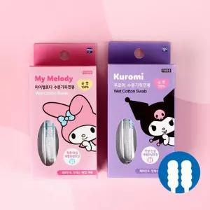 산리오 캐릭터즈 수분 가득 면봉 30개입