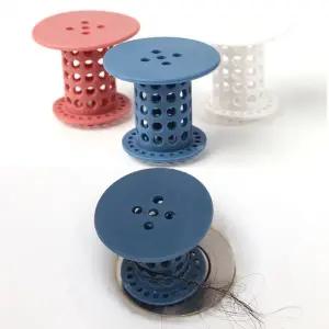 (선택 E4785배수구망 색상랜덤)LW 욕실 세면대 배수구망 화장실 배수구 하수구 방지캡 덮개 망