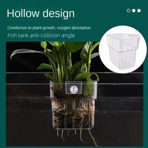 수초 수경재배 바구니 수조 걸이식 홀더