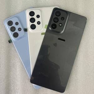 삼성 호환 갤럭시 호환 A33 A53 A73 5G 배터리 케이스 백 커버 후면 문 리드 패널 하우징 접착 카메라 렌즈
